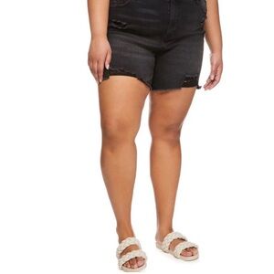 ✨3 for $20✨New No Boundaries Black‎ Denim Shorts Size 20